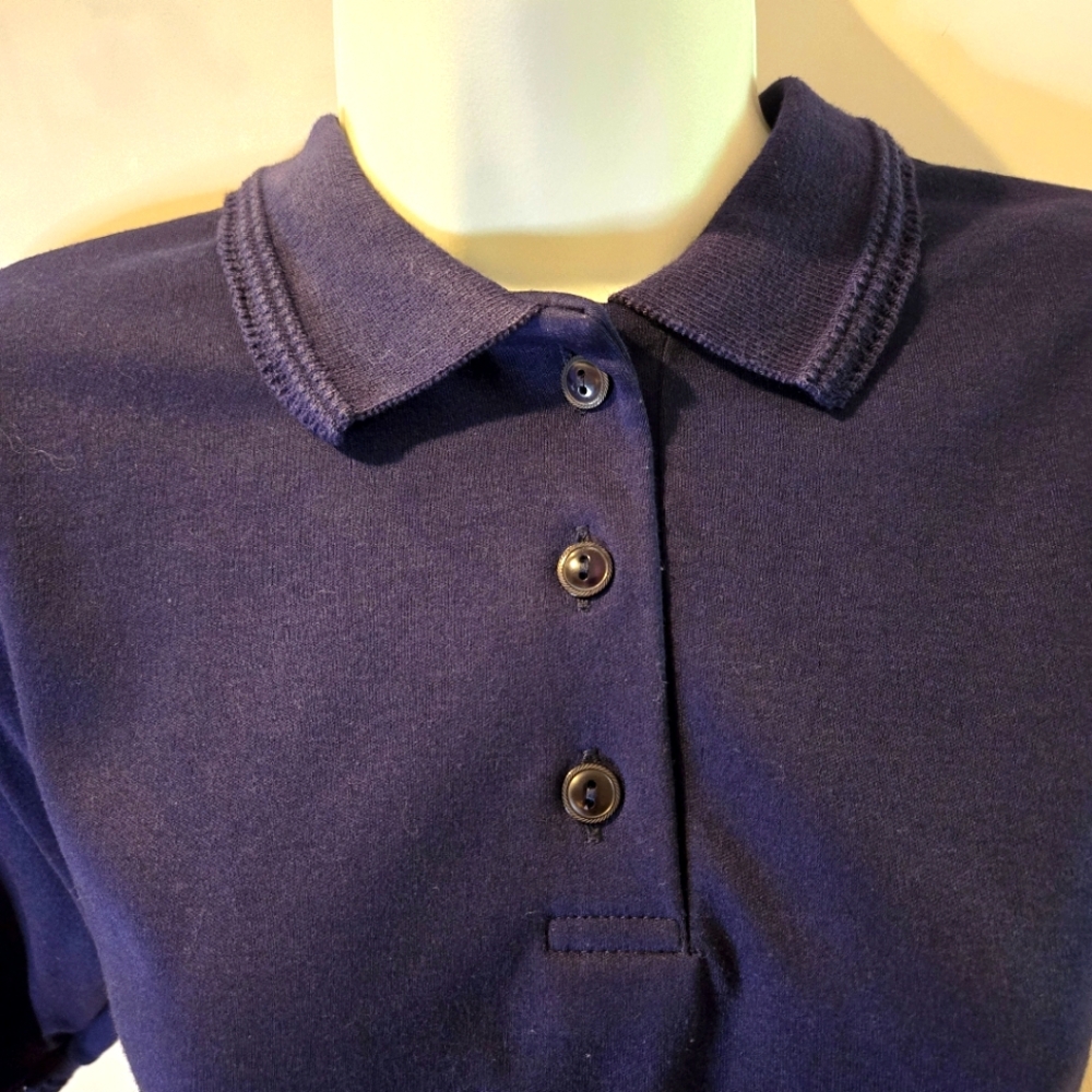 Jantzen Navy Blue Woman's Top Size Small